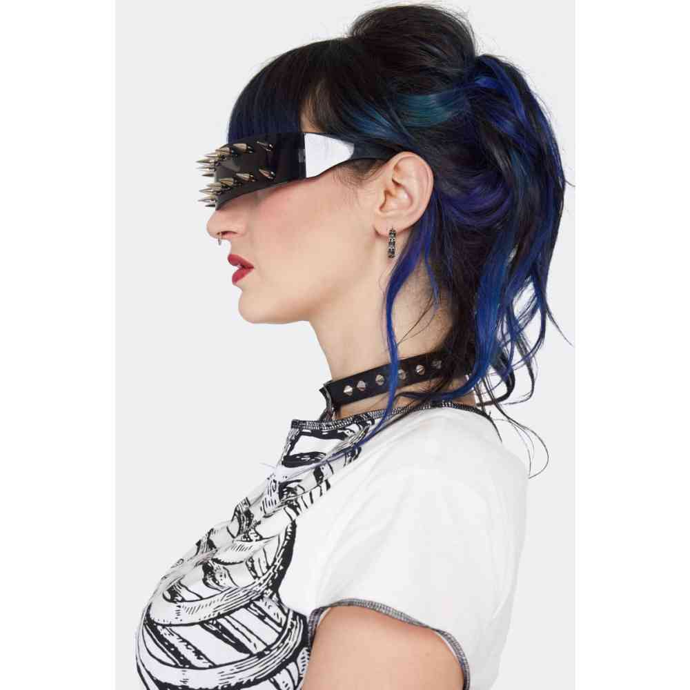 Jawbreaker - Double Stud Row Visor Zonnebril - Zwart